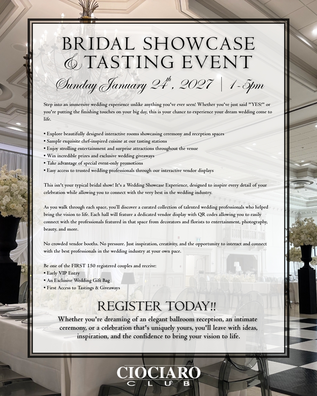 wedding showcase invite