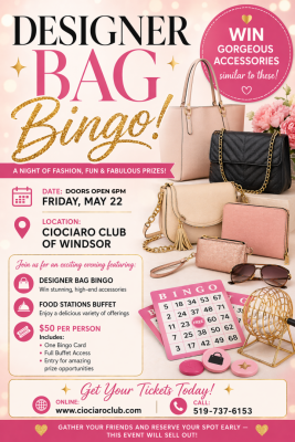 Designer Bag Bingo