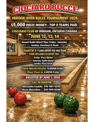Bocce Tournament
