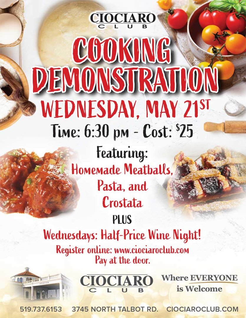 Cooking Demonstration Night
