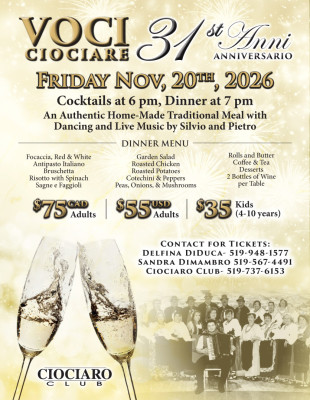 Voci Cioiare Banquet