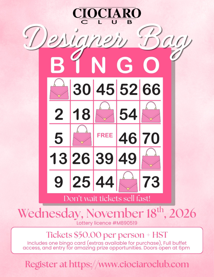 Designer Bag Bingo